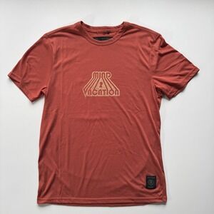 ROARK Run Amok Dri-Release Short Sleeve T-Shirt Mens Small Mind Vacation Tech